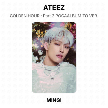 ATEEZ GOLDEN HOUR : Part.2 POCAALBUM TO VER. Official Photocard