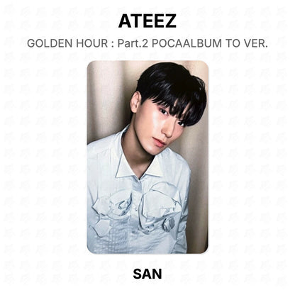 ATEEZ GOLDEN HOUR : Part.2 POCAALBUM TO VER. Official Photocard