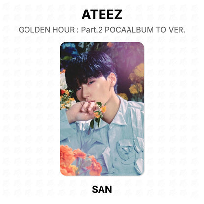 ATEEZ GOLDEN HOUR : Part.2 POCAALBUM TO VER. Official Photocard