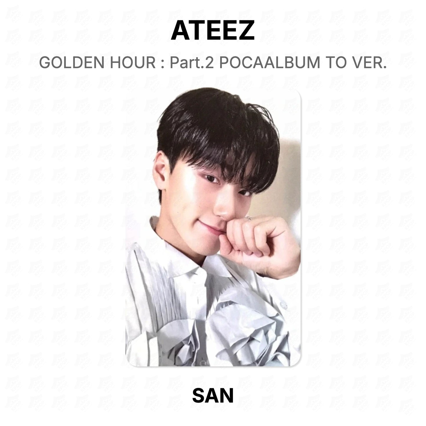ATEEZ GOLDEN HOUR : Part.2 POCAALBUM TO VER. Official Photocard