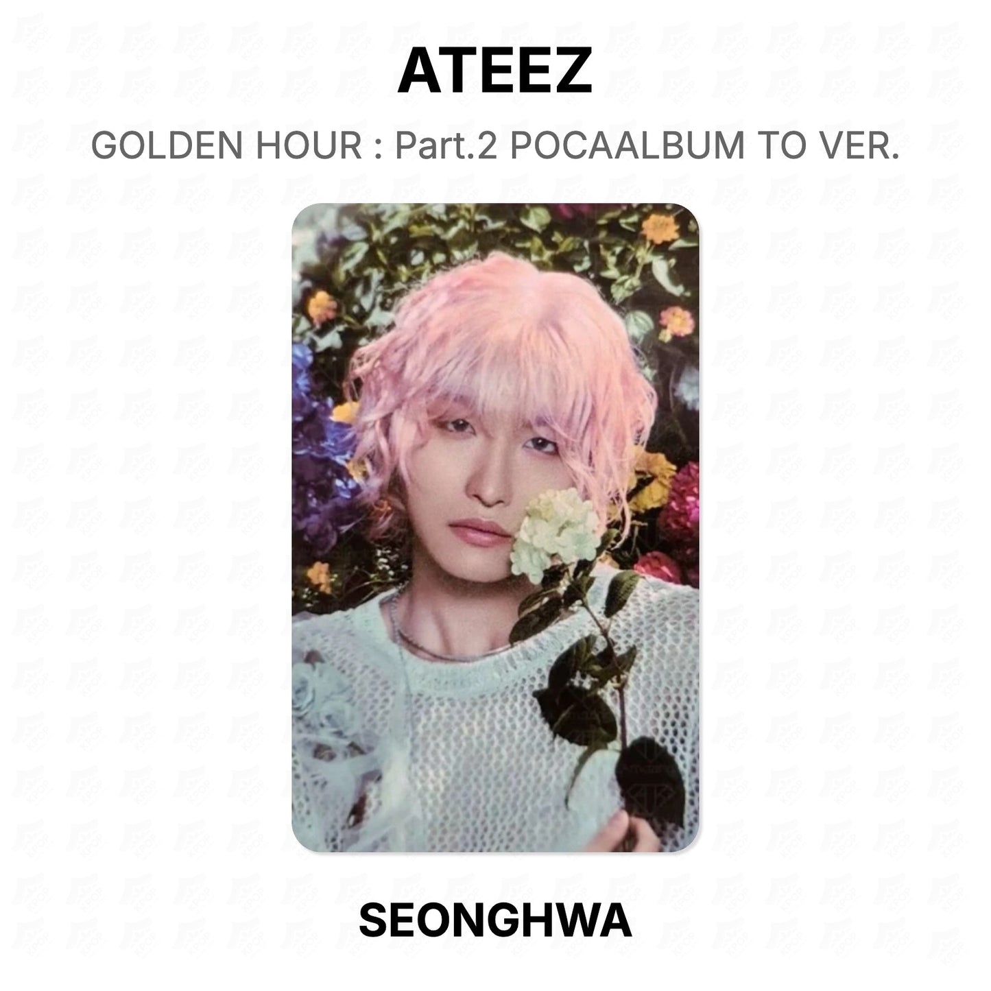 ATEEZ GOLDEN HOUR : Part.2 POCAALBUM TO VER. Official Photocard