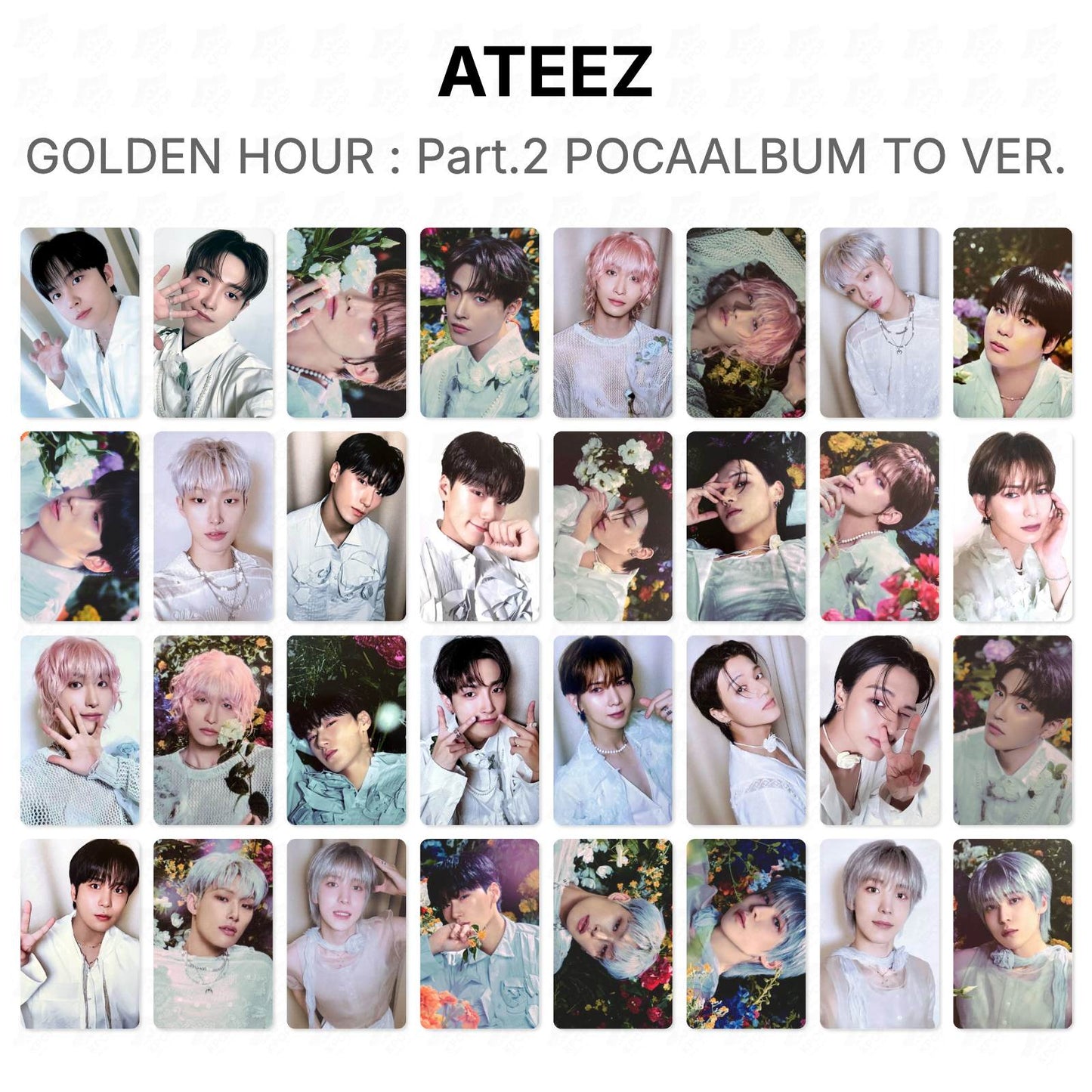 ATEEZ GOLDEN HOUR : Part.2 POCAALBUM TO VER. Official Photocard