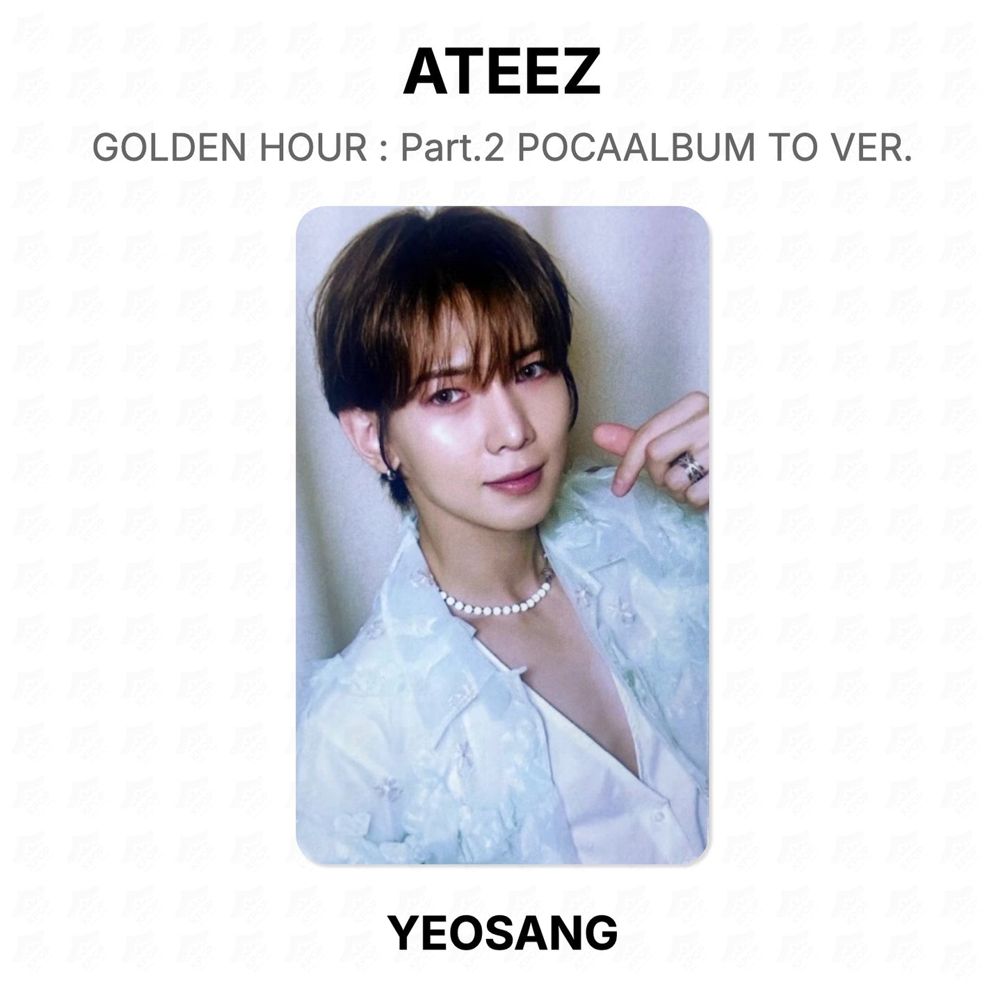 ATEEZ GOLDEN HOUR : Part.2 POCAALBUM TO VER. Official Photocard