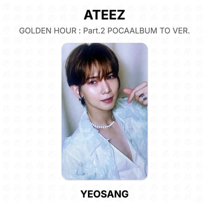 ATEEZ GOLDEN HOUR : Part.2 POCAALBUM TO VER. Official Photocard
