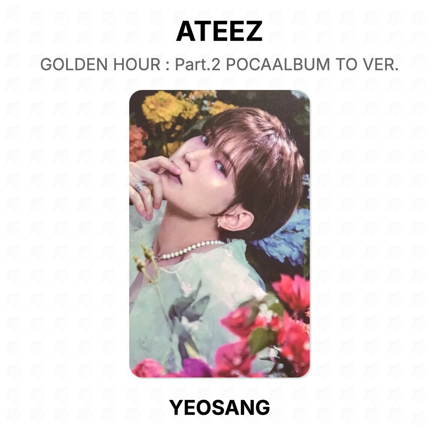 ATEEZ GOLDEN HOUR : Part.2 POCAALBUM TO VER. Official Photocard