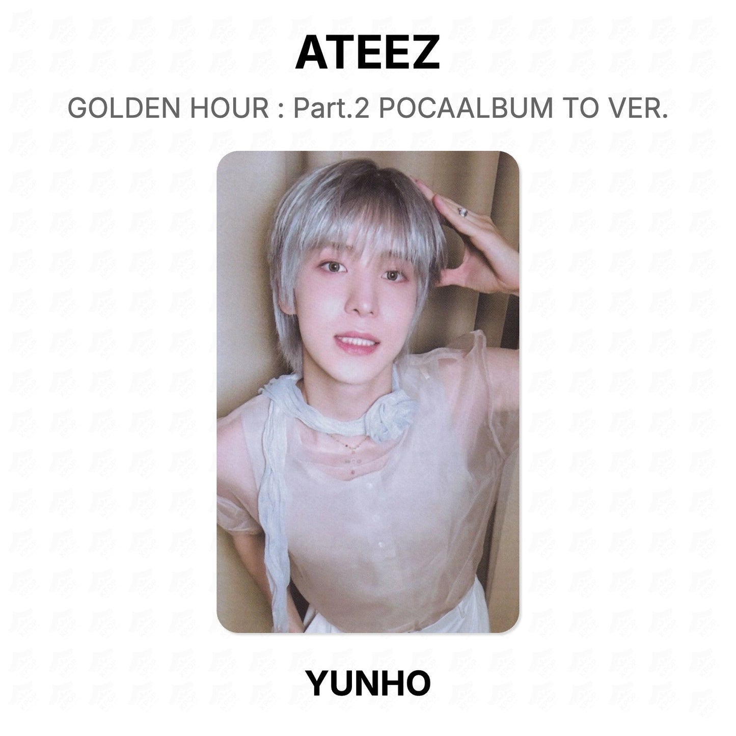 ATEEZ GOLDEN HOUR : Part.2 POCAALBUM TO VER. Official Photocard