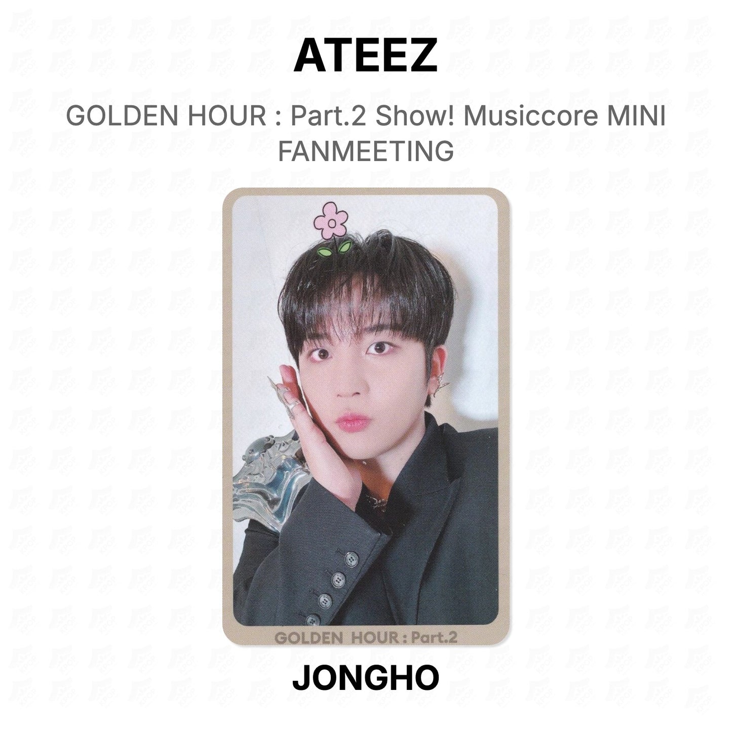 ATEEZ GOLDEN HOUR : Part.2 Show! Musiccore MINI FANMEETING Official Photocard