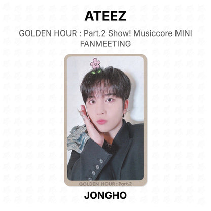 ATEEZ GOLDEN HOUR : Part.2 Show! Musiccore MINI FANMEETING Official Photocard