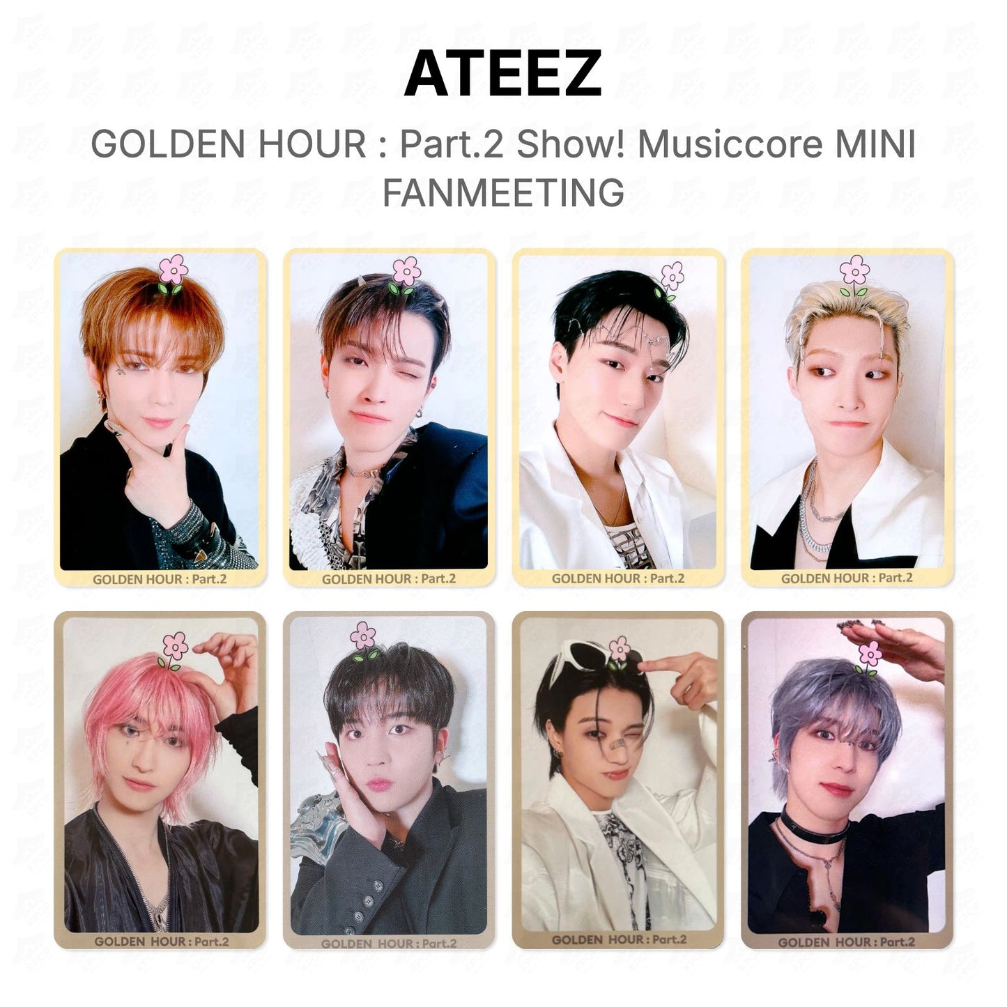 ATEEZ GOLDEN HOUR : Part.2 Show! Musiccore MINI FANMEETING Official Photocard