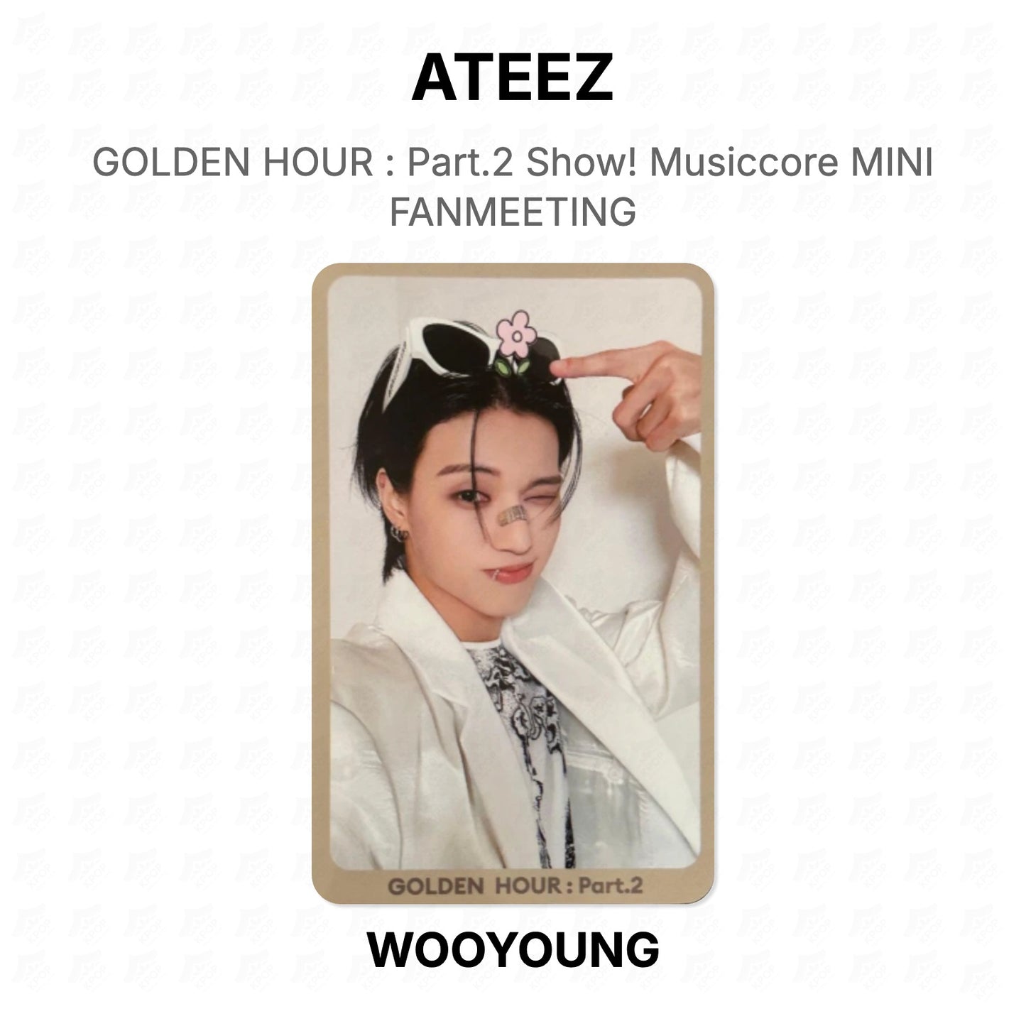 ATEEZ GOLDEN HOUR : Part.2 Show! Musiccore MINI FANMEETING Official Photocard
