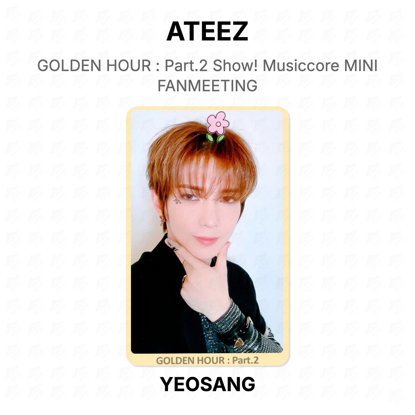 ATEEZ GOLDEN HOUR : Part.2 Show! Musiccore MINI FANMEETING Official Photocard