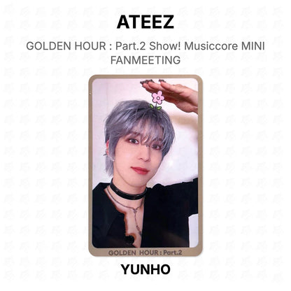 ATEEZ GOLDEN HOUR : Part.2 Show! Musiccore MINI FANMEETING Official Photocard