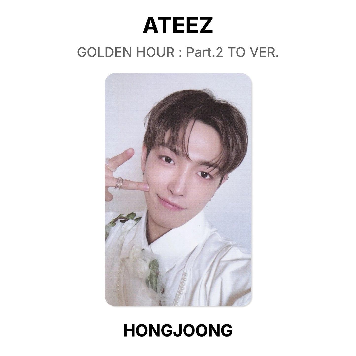 ATEEZ GOLDEN HOUR : Part.2 TO VER. Official Photocard