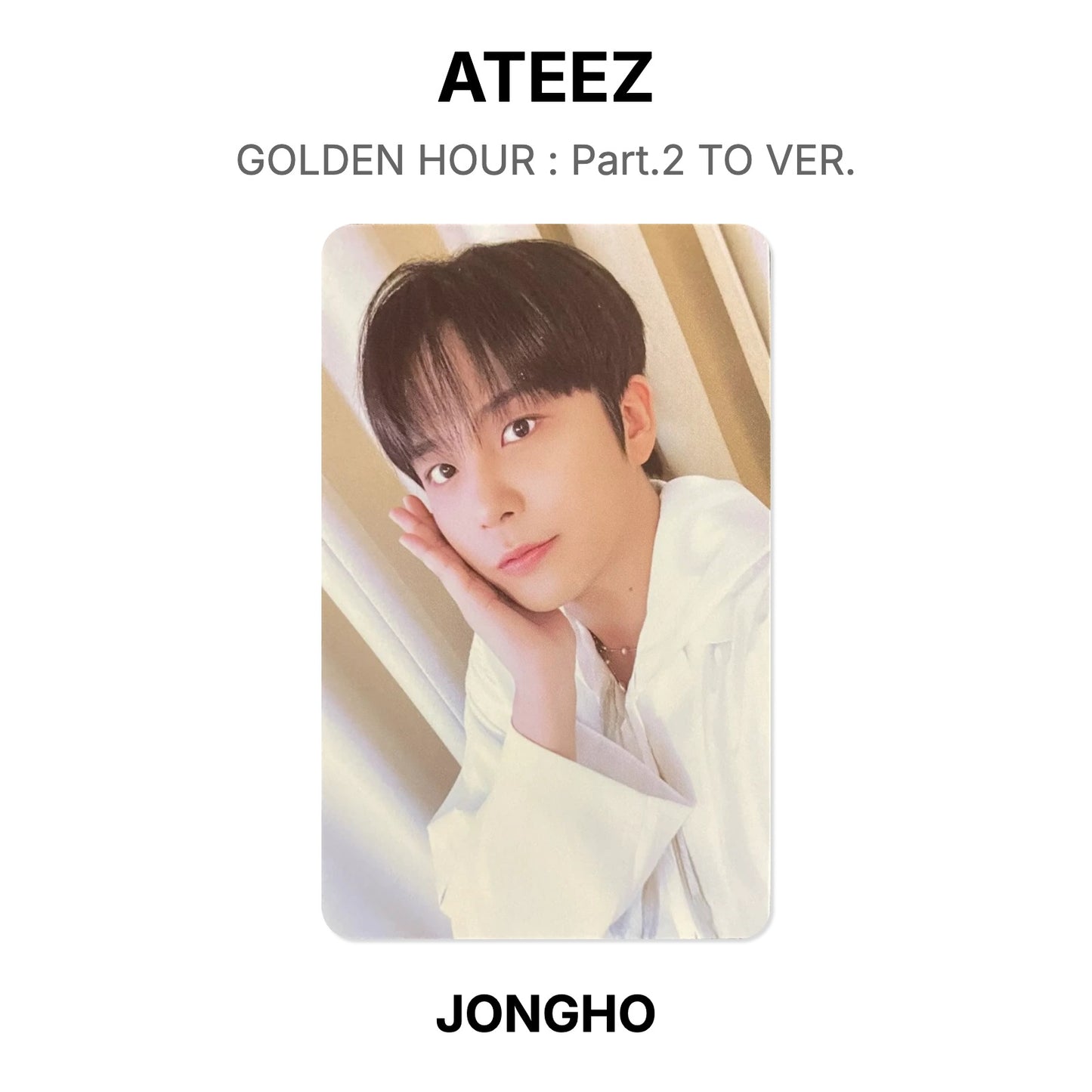 ATEEZ GOLDEN HOUR : Part.2 TO VER. Official Photocard