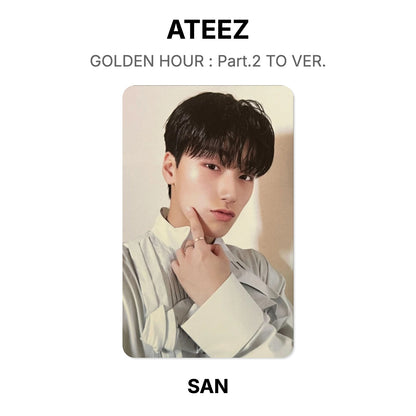ATEEZ GOLDEN HOUR : Part.2 TO VER. Official Photocard