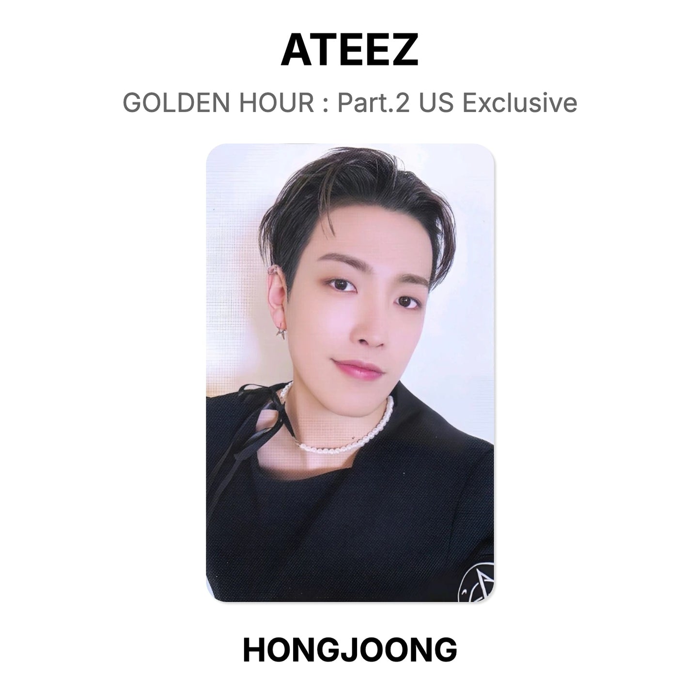 ATEEZ GOLDEN HOUR : Part.2 US Exclusive photocard officielle