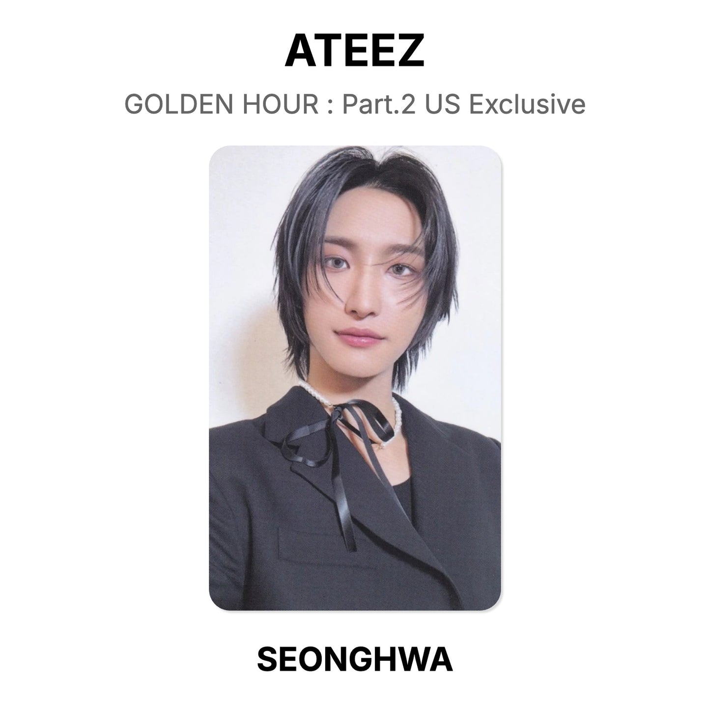 ATEEZ GOLDEN HOUR : Part.2 US Exclusive photocard officielle