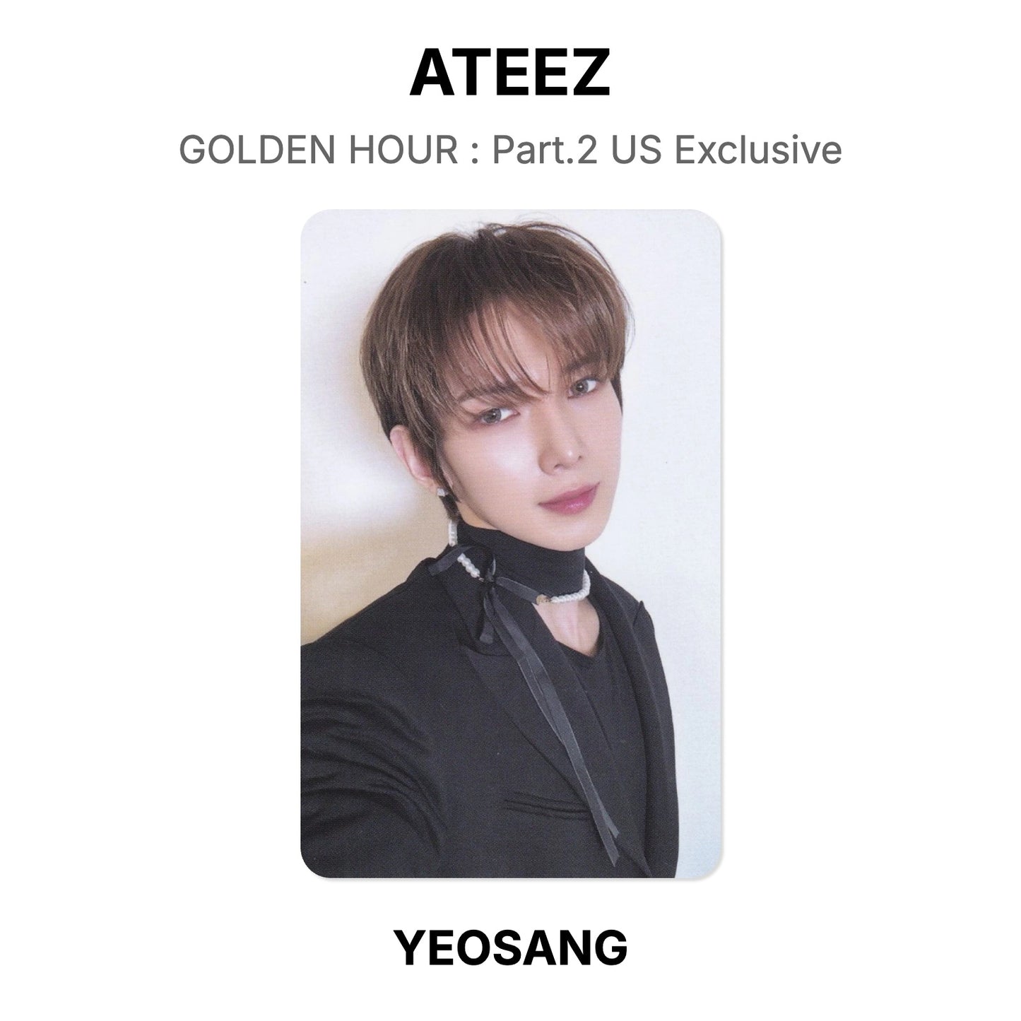 ATEEZ GOLDEN HOUR : Part.2 US Exclusive photocard officielle