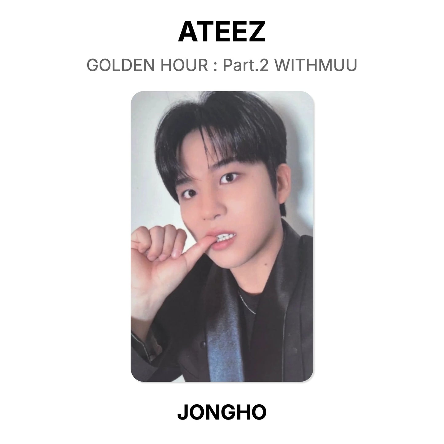 ATEEZ GOLDEN HOUR : Part.2 WITHMUU Official Photocard