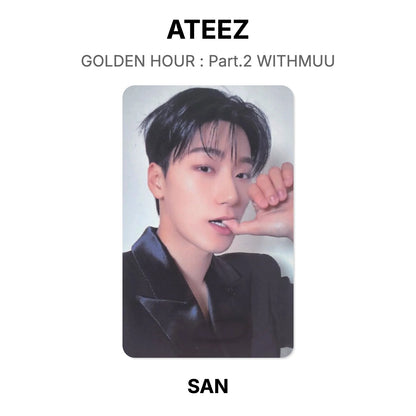 ATEEZ GOLDEN HOUR : Part.2 WITHMUU Official Photocard