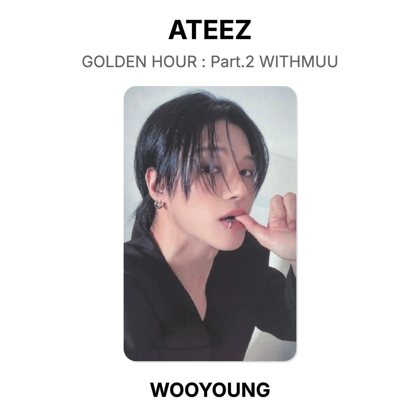 ATEEZ GOLDEN HOUR : Part.2 WITHMUU Official Photocard