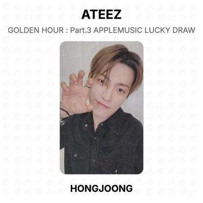 ATEEZ GOLDEN HOUR : Part.3 APPLEMUSIC LUCKY DRAW Official Photocard