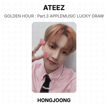 ATEEZ GOLDEN HOUR : Part.3 APPLEMUSIC LUCKY DRAW Official Photocard