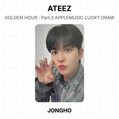 ATEEZ GOLDEN HOUR : Part.3 APPLEMUSIC LUCKY DRAW Official Photocard