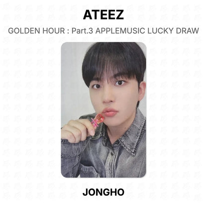 ATEEZ GOLDEN HOUR : Part.3 APPLEMUSIC LUCKY DRAW Official Photocard