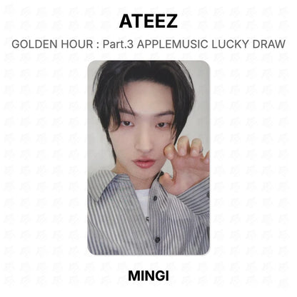 ATEEZ GOLDEN HOUR : Part.3 APPLEMUSIC LUCKY DRAW Official Photocard
