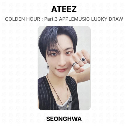 ATEEZ GOLDEN HOUR : Part.3 APPLEMUSIC LUCKY DRAW Official Photocard