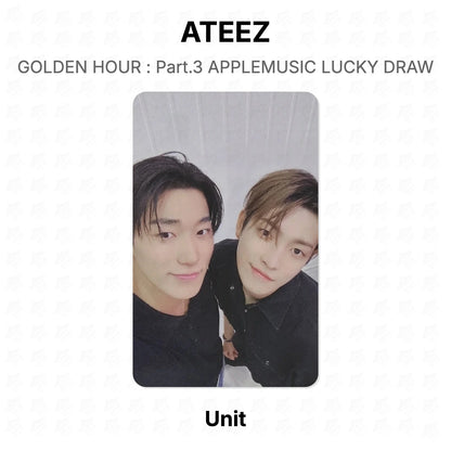 ATEEZ GOLDEN HOUR : Part.3 APPLEMUSIC LUCKY DRAW Official Photocard