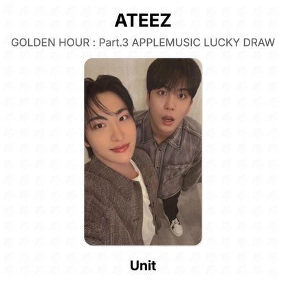 ATEEZ GOLDEN HOUR : Part.3 APPLEMUSIC LUCKY DRAW Official Photocard