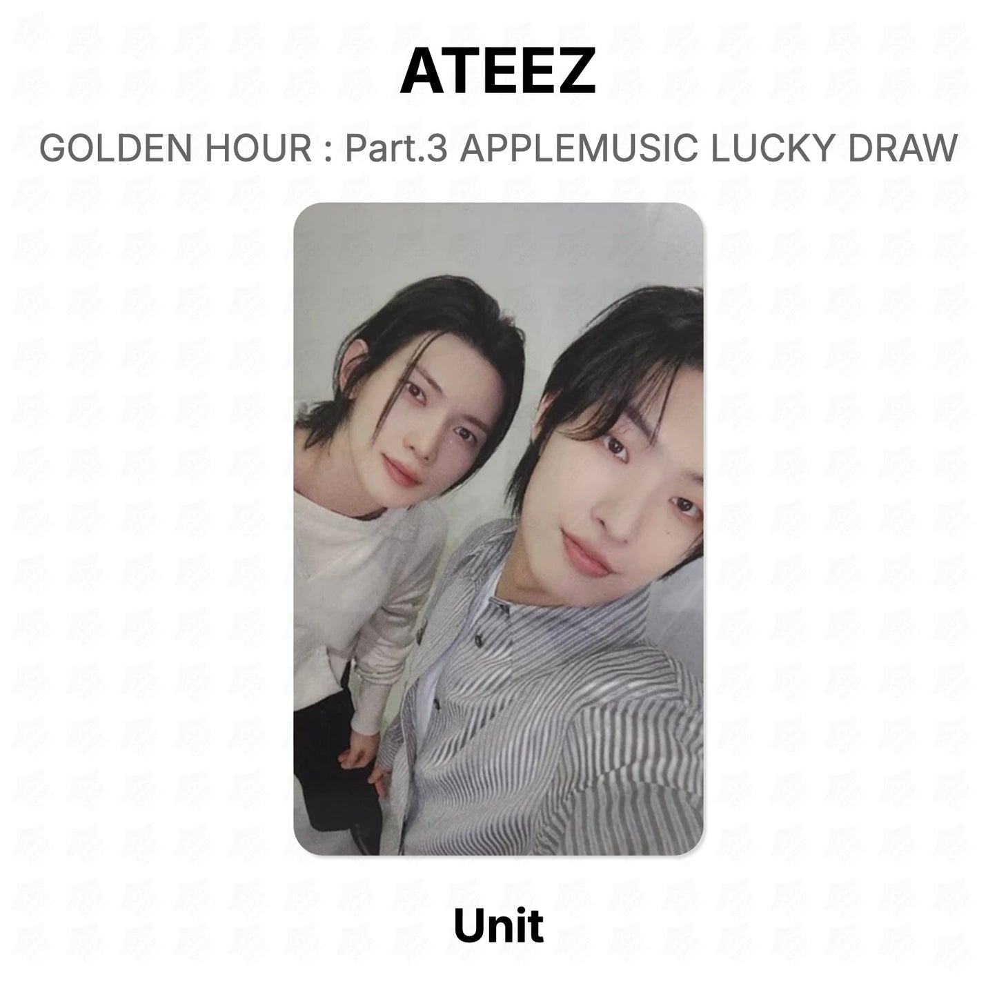 ATEEZ GOLDEN HOUR : Part.3 APPLEMUSIC LUCKY DRAW Official Photocard