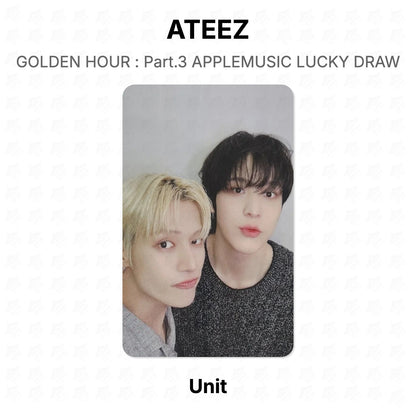ATEEZ GOLDEN HOUR : Part.3 APPLEMUSIC LUCKY DRAW Official Photocard