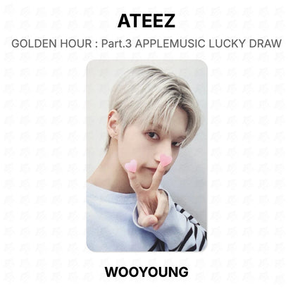 ATEEZ GOLDEN HOUR : Part.3 APPLEMUSIC LUCKY DRAW Official Photocard