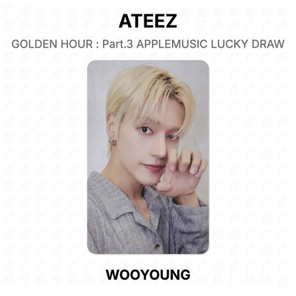 ATEEZ GOLDEN HOUR : Part.3 APPLEMUSIC LUCKY DRAW Official Photocard