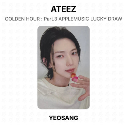 ATEEZ GOLDEN HOUR : Part.3 APPLEMUSIC LUCKY DRAW Official Photocard
