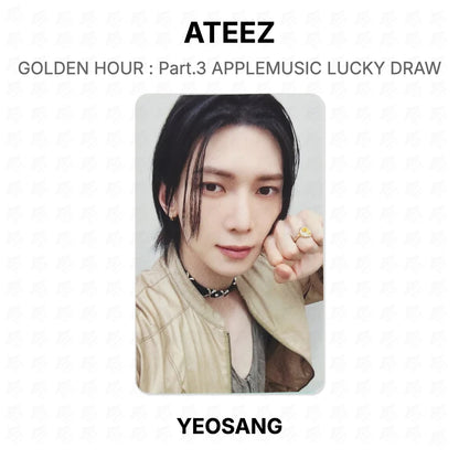 ATEEZ GOLDEN HOUR : Part.3 APPLEMUSIC LUCKY DRAW Official Photocard
