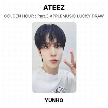ATEEZ GOLDEN HOUR : Part.3 APPLEMUSIC LUCKY DRAW Official Photocard