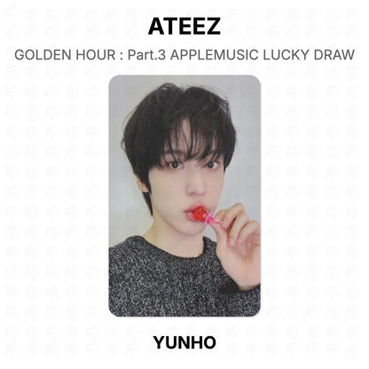 ATEEZ GOLDEN HOUR : Part.3 APPLEMUSIC LUCKY DRAW Official Photocard