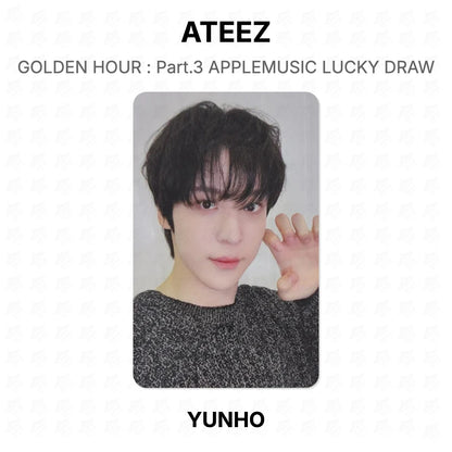 ATEEZ GOLDEN HOUR : Part.3 APPLEMUSIC LUCKY DRAW Official Photocard