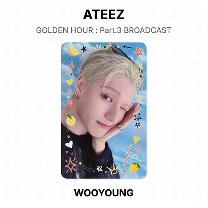 ATEEZ GOLDEN HOUR : Part.3 BROADCAST Offizielle Fotokarte