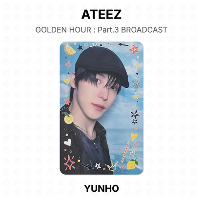 ATEEZ GOLDEN HOUR : Part.3 BROADCAST Offizielle Fotokarte