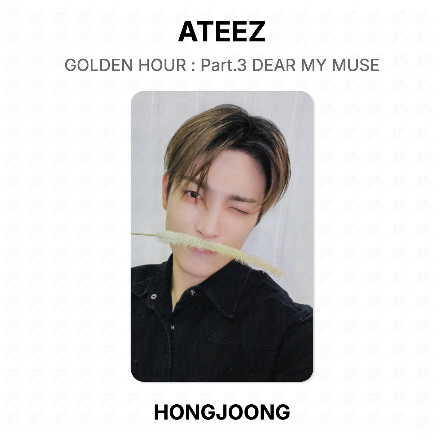 ATEEZ GOLDEN HOUR : Part.3 DEAR MY MUSE Official Photocard