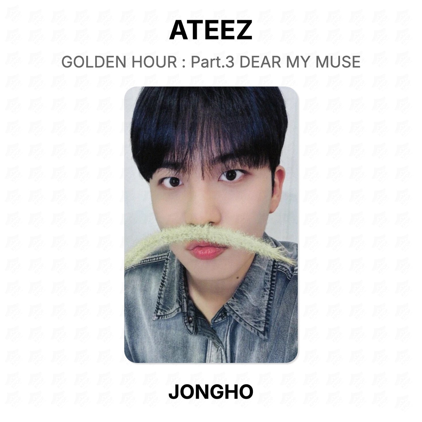 ATEEZ GOLDEN HOUR : Part.3 DEAR MY MUSE Official Photocard