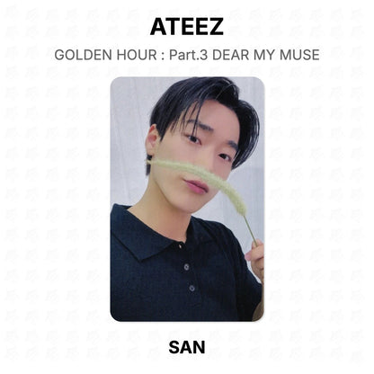 ATEEZ GOLDEN HOUR : Part.3 DEAR MY MUSE Official Photocard