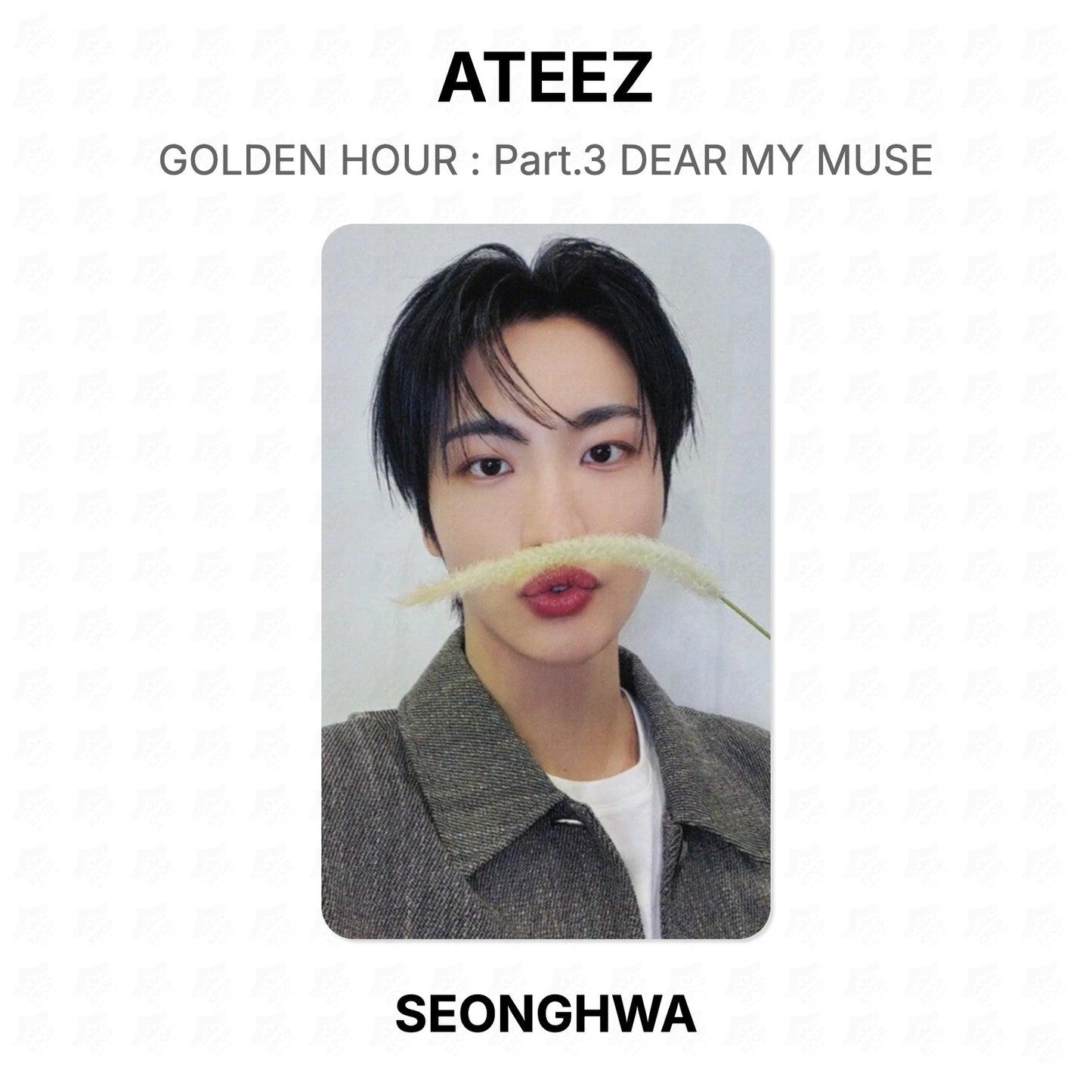 ATEEZ GOLDEN HOUR : Part.3 DEAR MY MUSE Official Photocard
