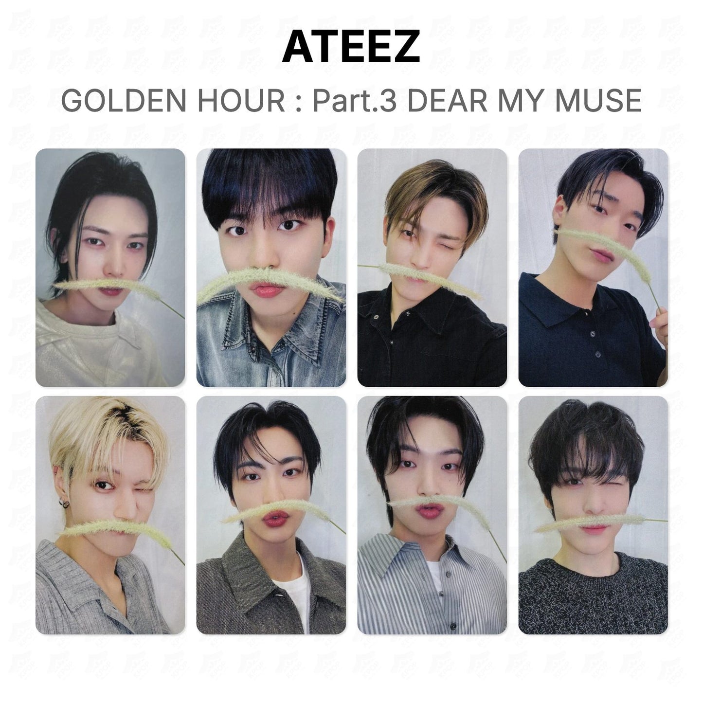 ATEEZ GOLDEN HOUR : Part.3 DEAR MY MUSE Official Photocard