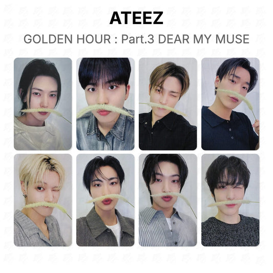 ATEEZ GOLDEN HOUR : Part.3 DEAR MY MUSE Official Photocard